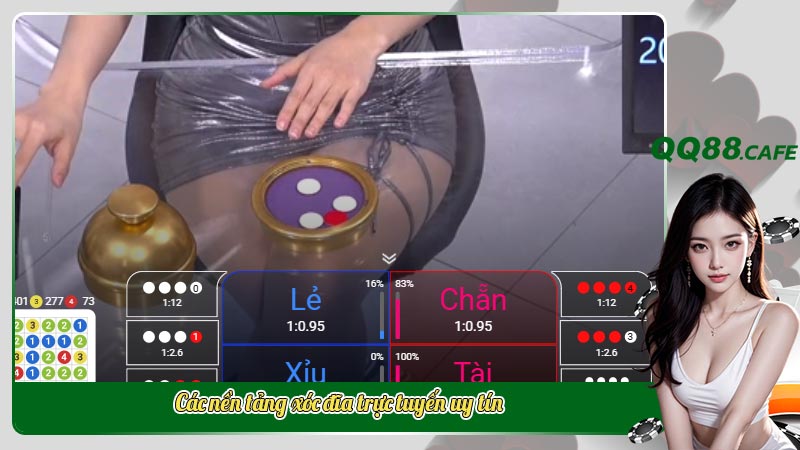 Các nền tảng xóc đĩa trực tuyến uy tín