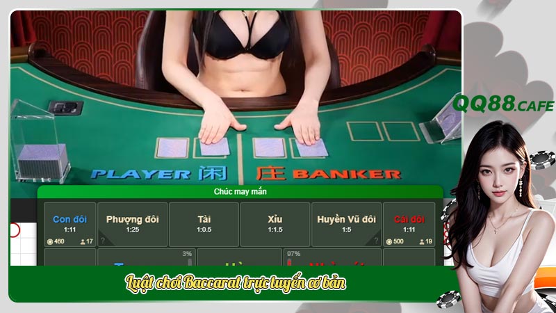 Luật chơi Baccarat trực tuyến cơ bản